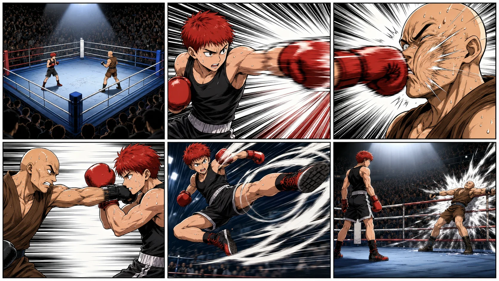 Boxing storyboard